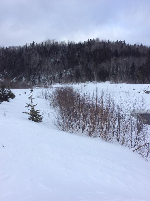 Camping Le 4 Chemins LʼAnse-Saint-Jean Exteriör bild